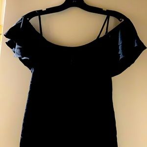 Off the shoulder silky top